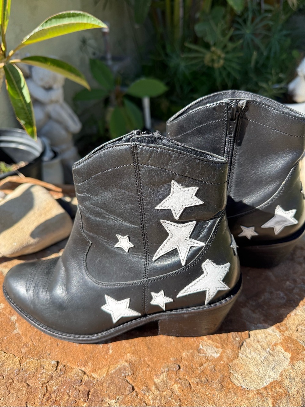 Seychelles Under The Stars Black Leather Booties